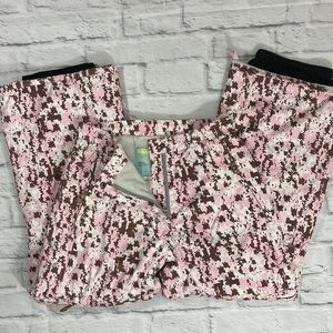 Girls Rotor By Couloir Ski Snowboard pants size XL Pink & Brown Camouflage